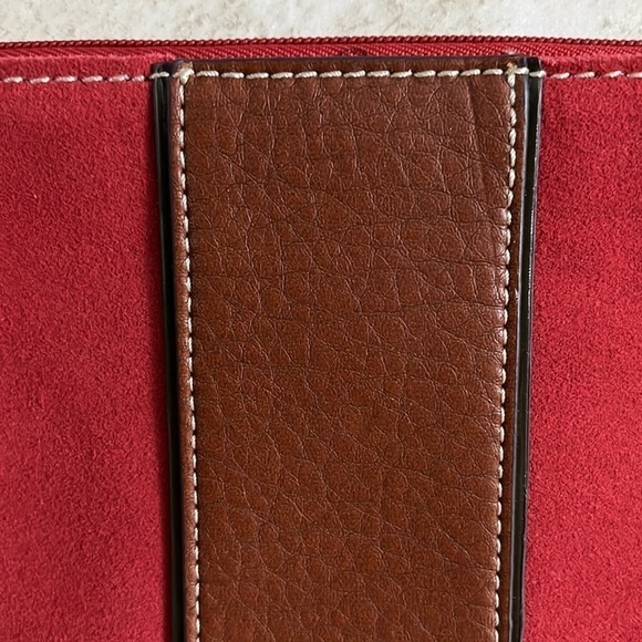 Loft Live Life Loft Pebbled Vegan Leather Large Wristlet NWOT - Picture 2 of 6